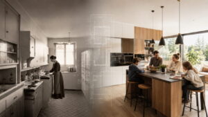 Von der Frankfurter Küche zur Familienküche